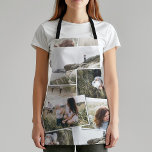 Delantal Moderna mínima 5 frazada elegante para faja<br><div class="desc">Diseño moderno y minimalista de plataforma de collage multifoto. Con espacio para 5 fotografías. Regalo ideal para mamáes,  papás,  abuelo,  abuela de cualquier familia,  Navidades,  aniversario,  cumpleaños,  Día de la Madre y día del padre.</div>