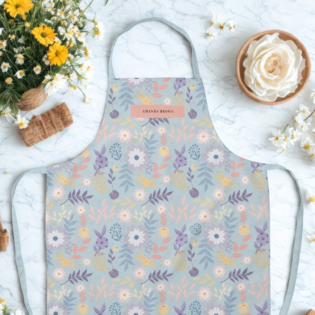 Delantal Moderna Moda de estilo azul de verano (Subido por el creador)