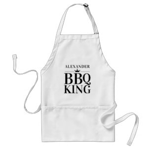 Delantal Moderna parrilla King Crown Grill Dad Husband por 