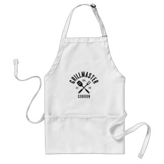 Delantal Moderno Apron Rustic BBQ King - Grillm personaliza