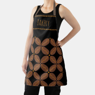 Delantal moderno con estampado de galletas vintage