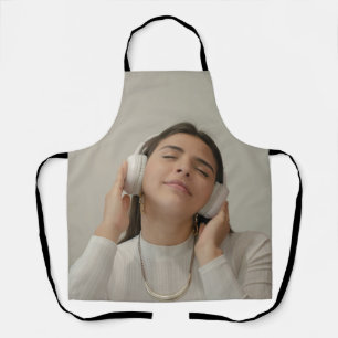 Delantal moderno de foto completa personalizada