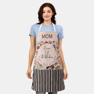 Delantal Moderno, Día de las Madres, Reina de la Cocina, Mo
