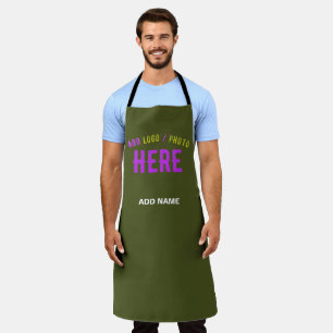 DELANTAL MODERNO EJÉRCITO PERSONALIZADO VERIFICADO VERDE VE