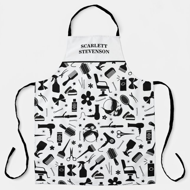 Delantal Moderno Hair Salon Stylist (Anverso)