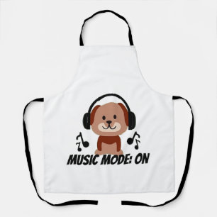 Delantal Modo Música ACTIVADO � Vibraciones de Perro de Dib