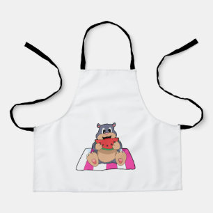 Delantal Mole con sandía. PNG