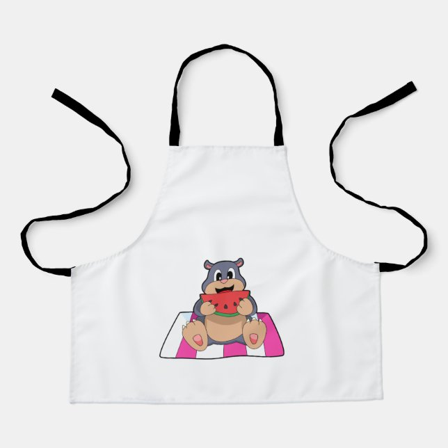 Delantal Mole con sandía. PNG (Anverso)