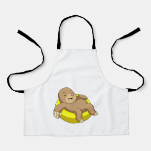 Delantal Mole en natación con vida