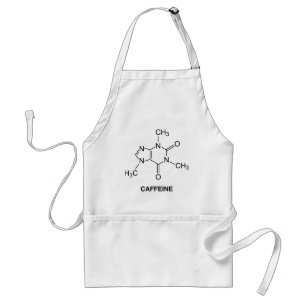 Delantal Molécula del cafeína