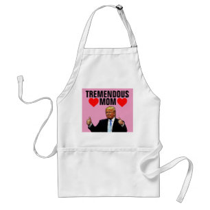 DELANTAL  MOM APRON, DONALD TRUMP KITCHE APRON