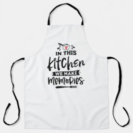 Delantal Momentos de cocina memorables