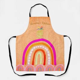 Delantal Momma's Kitchen Island Rainbows