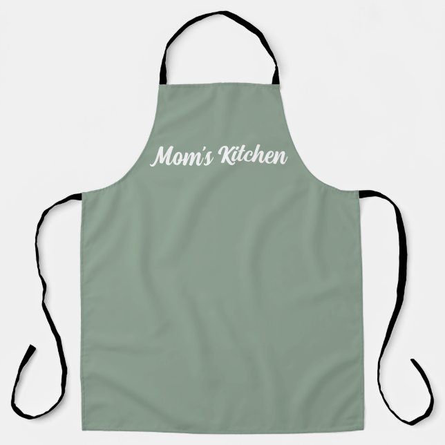 Delantal Mom's Kitchen Personalized (Anverso)