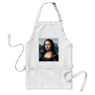 Delantal Mona Lisa por Leonardo Da Vinci