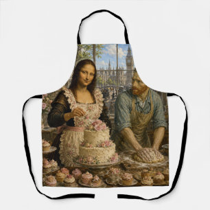 Delantal Mona Lisa y Van Gogh Bake Off