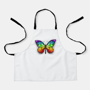 Delantal Monarca de mariposa arco iris
