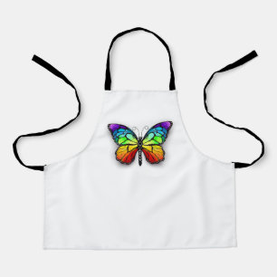 Delantal Monarca de mariposa arcoiris