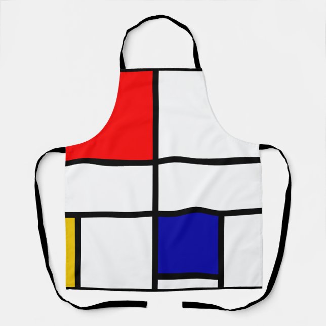 Delantal Mondrian 3 (Anverso)