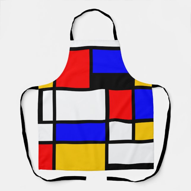 Delantal Mondrian Style (Anverso)