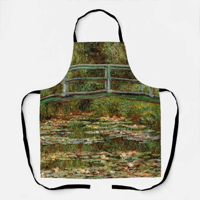 Delantal Monet Puente Japonés Giverney (Anverso)