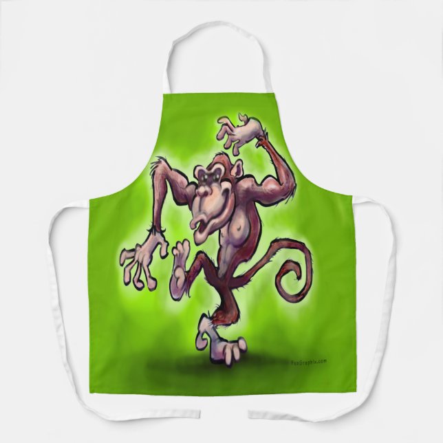 Delantal Monkey Apron (Anverso)