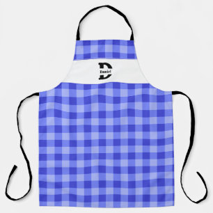 Delantal Monogram Gingham