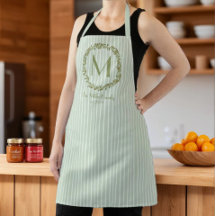 Monograma de la familia de guirnaldas de oliva per