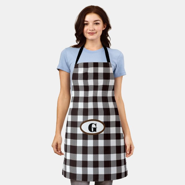 Delantal Monograma de Moda Rustica (Gastado)