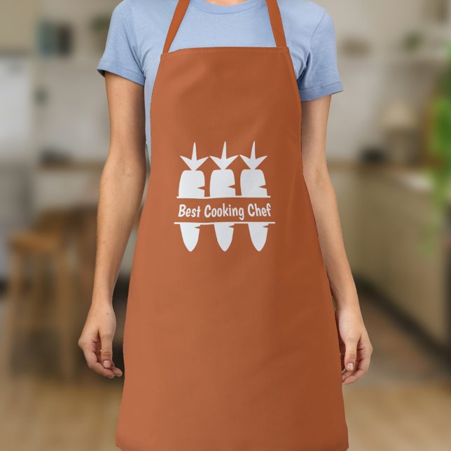 Delantal Monograma de zanahoria (Carrot Monogram Apron)