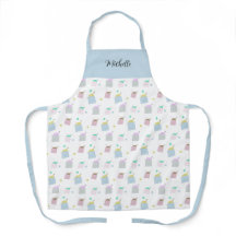 Monograma del patrón de Ilustracion de gatos de al