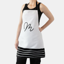 Monograma geométrico blanco y negro