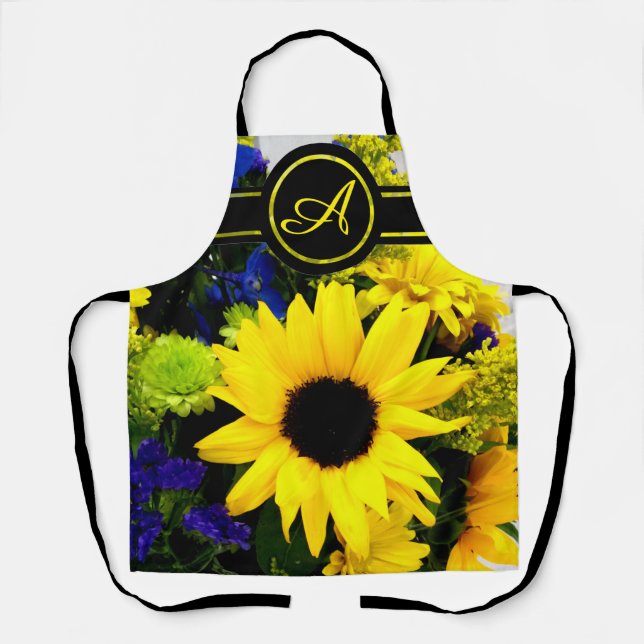 Delantal Monograma girasol (Anverso)