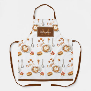 Delantal Monograma Moda Apron
