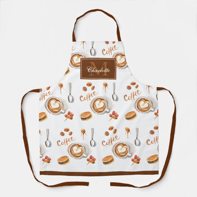 Delantal Monograma Moda Apron (Anverso)