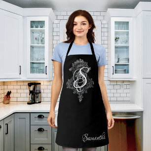 Delantal Monograma personalizado Apron de impresión inicial