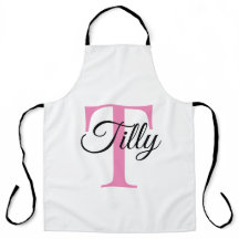 Monograma Personalizado personalizado Polvo Apron 