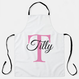 Delantal Monograma Personalizado personalizado Polvo Apron 