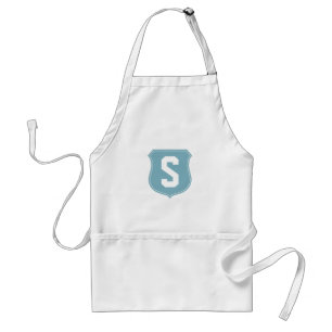Delantal Monograma S BBQ para hombres y mujeres