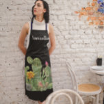 Delantal Monograma Suculento de Cactus con coloración de ag<br><div class="desc">Este diseño se puede personalizar eligiendo la opción personalizar para añadir texto o realizar otros cambios. Si este producto tiene la opción de transferir el diseño a otro artículo, asegúrese de ajustar el diseño para que se ajuste si es necesario. Contáctame en colorflowcreations@gmail.com si deseas tener este diseño en otro...</div>