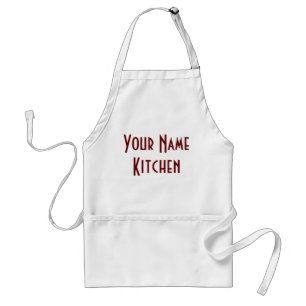 Delantal Monograma Tu Nombre Cocina Personalizado