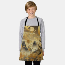 Monogramado de goteo dorado en pintura china