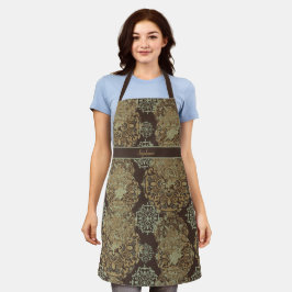 Delantal Monogrammed Boho Moody Mandalas Apron