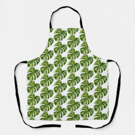 Delantal Monstera Albo Gardening Apron — Rare Houseplant