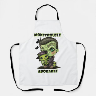 Delantal Monstruo de Frankenstein con plushie