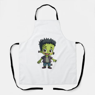 Delantal Monstruo de Frankenstein - Dibujo animado de Hallo