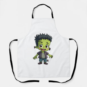 Delantal Monstruo de Frankenstein - Personalizado de Hallow