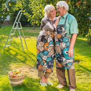 Delantal Monstruos divertidos