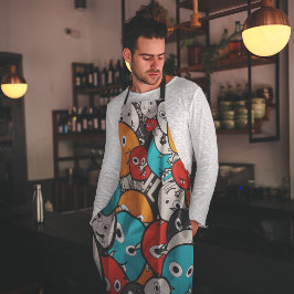 Delantal Monstruos personalizados