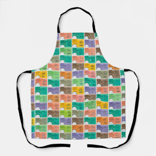 Delantal Montaje del billete de tren